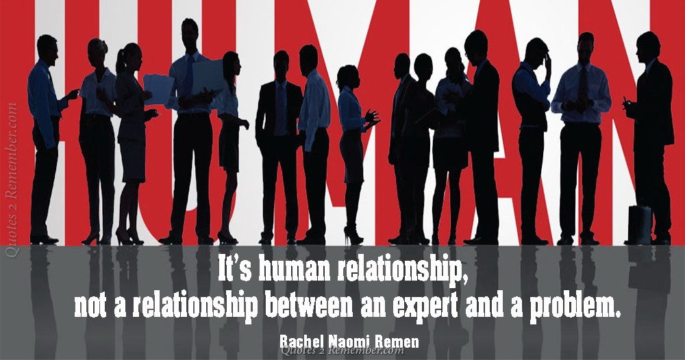 how does relationship define the human person