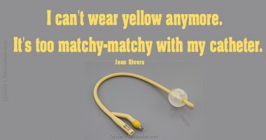 I can’t wear yellow anymore…