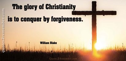 The glory of Christianity…