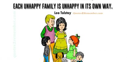 All happy families are alike…