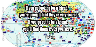 If you go looking for a friend…