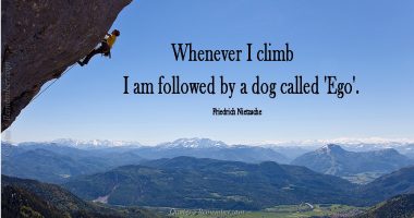 Whenever I climb…