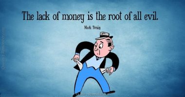 The lack of money…