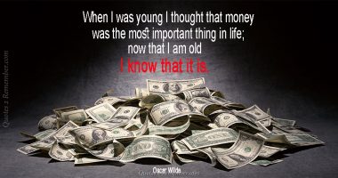 When I was young I thought…