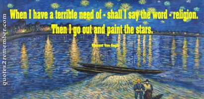 When I have a terrible need of…